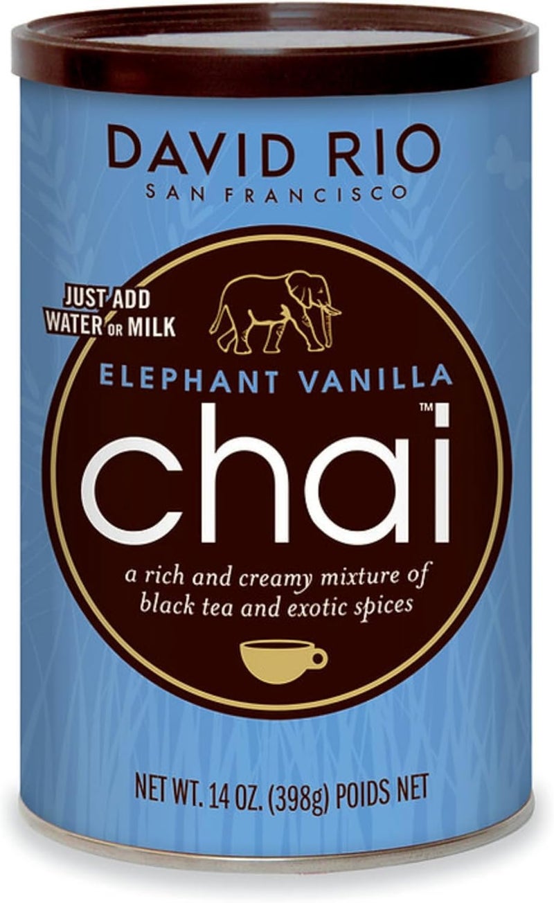 David Rio Elephant Vanilla Chai Mix - 14 Ounce - Image 1